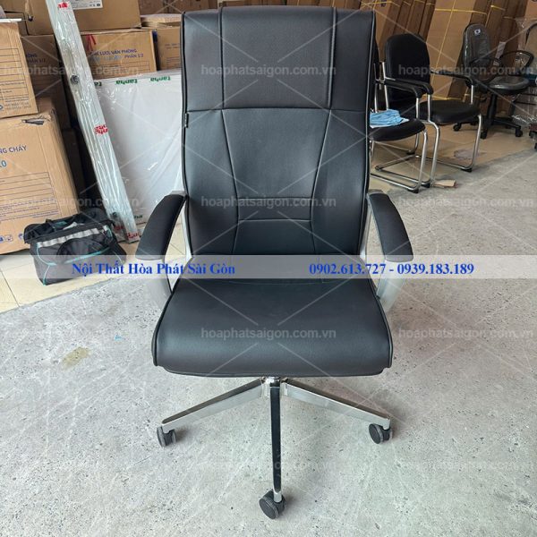 ghế trưởng phòng da màu đen SG908