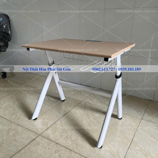 Bàn học sinh chân sắt mặt gỗ laminate BHS46L2