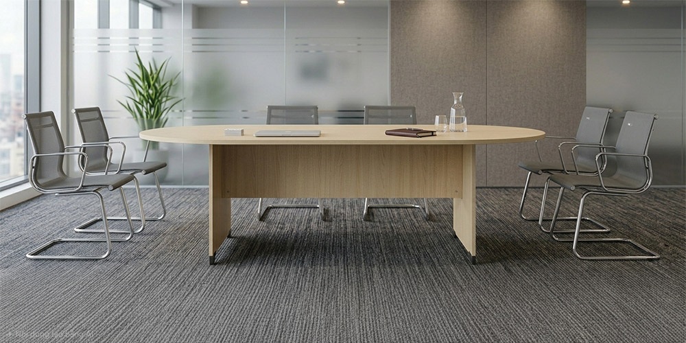 Bàn họp gỗ công nghiệp