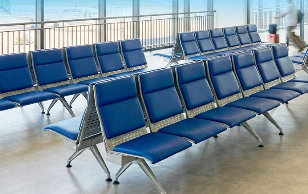 Ghế phòng chờ đệm tựa bọc PVC