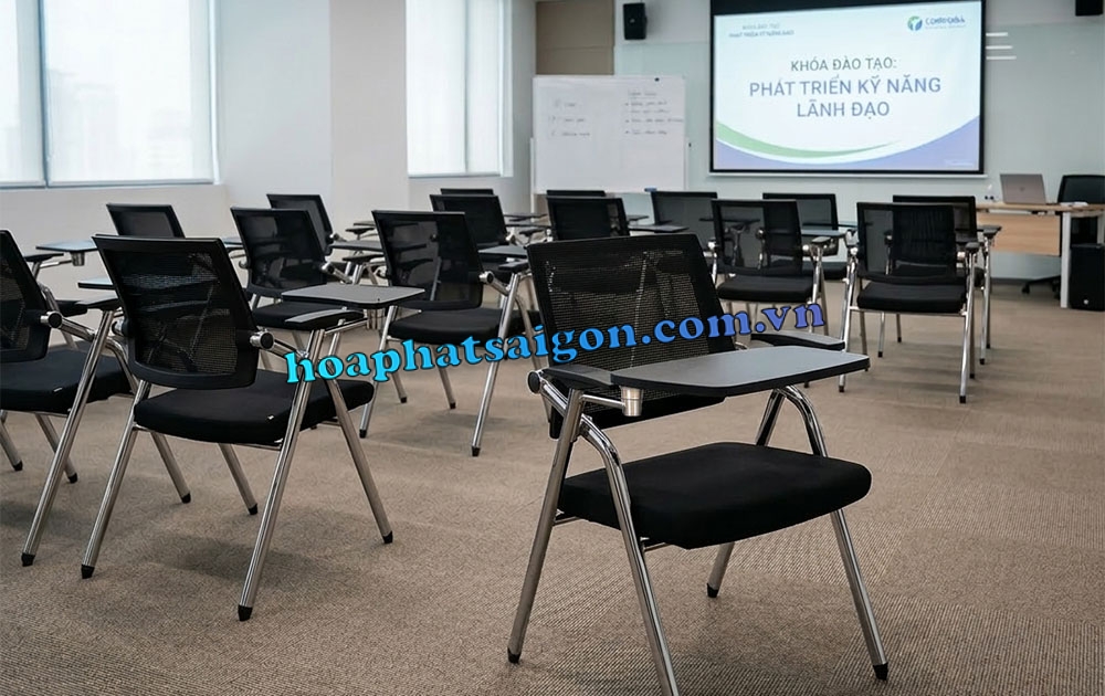 Ghế đào tạo liền bàn chân gấp GL402TB