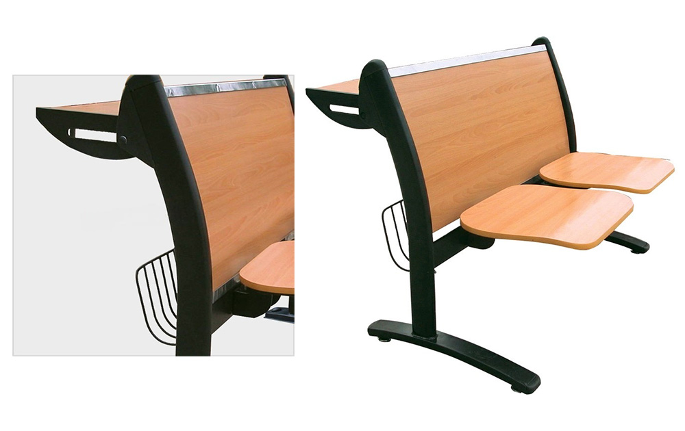 ghế bằng chờ đệm tựa bằng gỗ