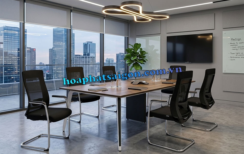 Ghế phòng họp chân quỳ GL430