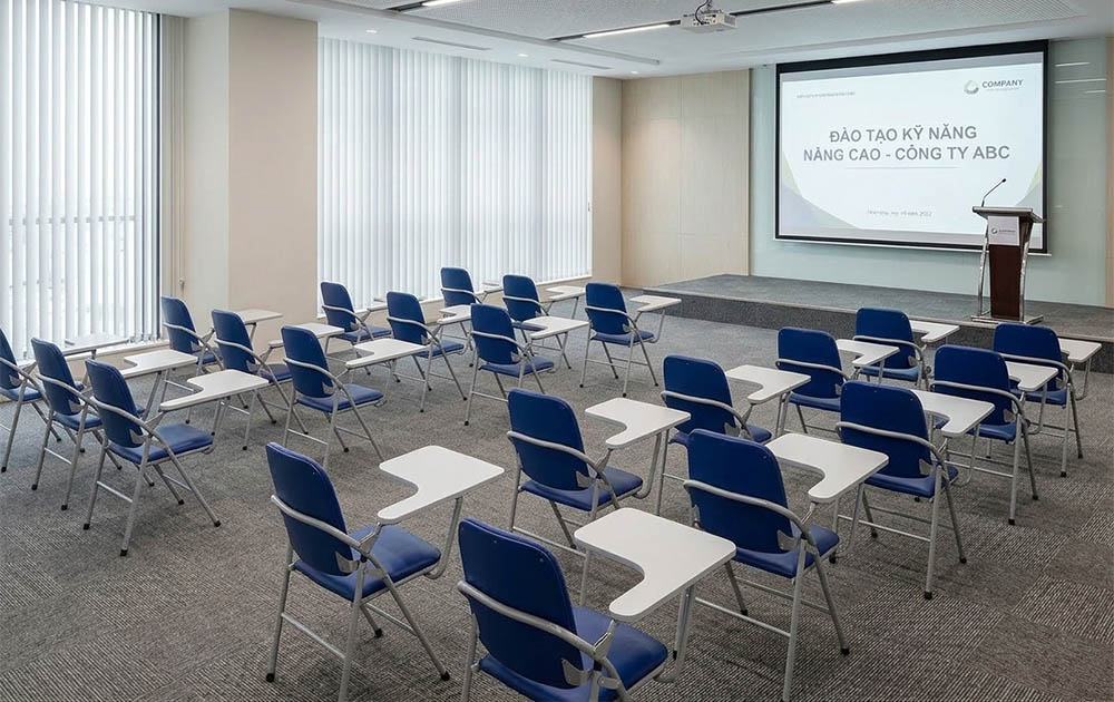 Ghế gấp đào tạo liền bàn G04B