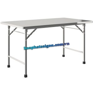 Bàn ăn inox BG712 chân gấp