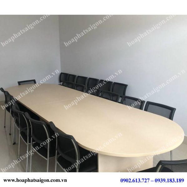 bàn họp oval gỗ melamine ATH2812OV