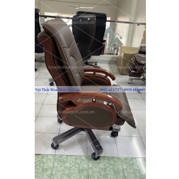 ghế giám đốc cao cấp da nâu TQ15