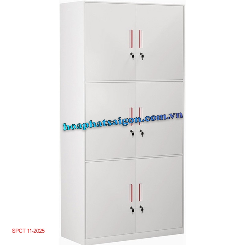 tu-tu09k6d Tủ hồ sơ 6 khoang màu trắng TU09K6D
