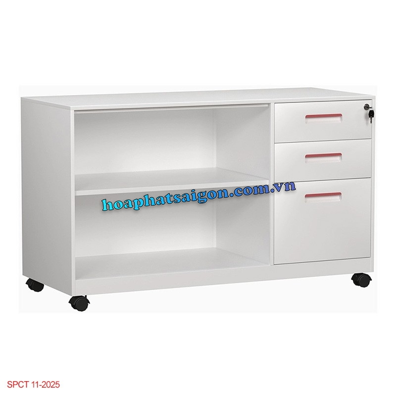 tu-tutp01d Tủ phụ sắt di động màu trắng TUTP01D
