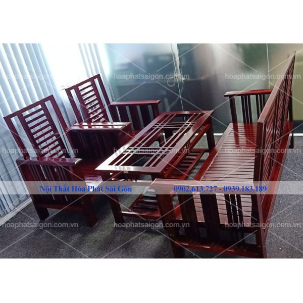 Bộ ghế sofa gỗ tự nhiên SF71