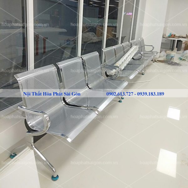 ghế phòng chờ khung thép 3 chỗ GPC02-3