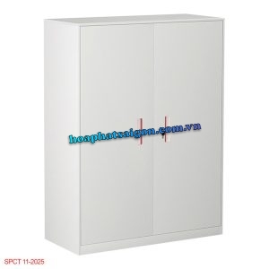 Tủ sắt thấp 2 cánh màu trắng TU12D