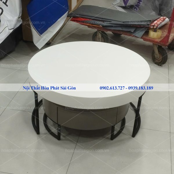 Hình thực tế bàn sofa BSF508, 2 bàn lồng nhau