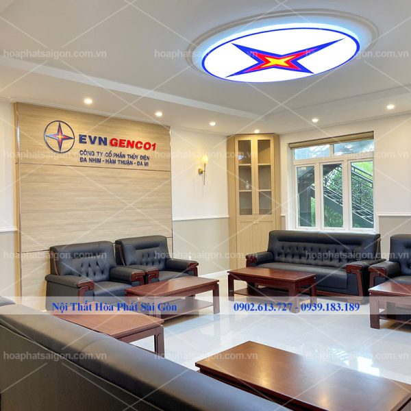ghế sofa văn phòng bọc da SF05