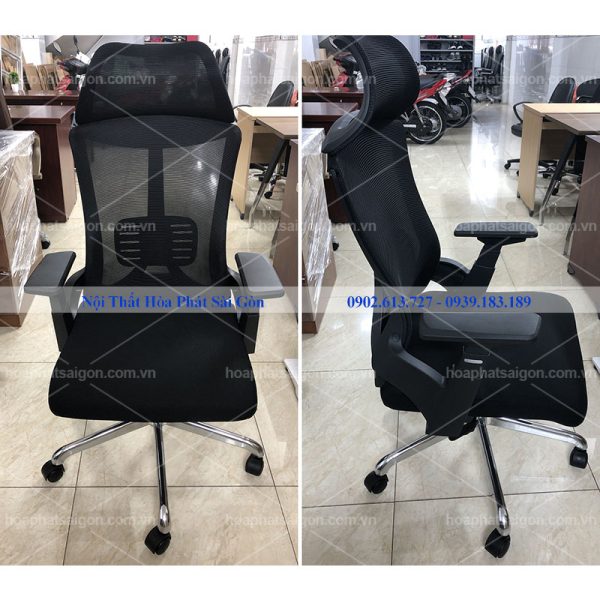 Ghế lưới chân mạ GL338