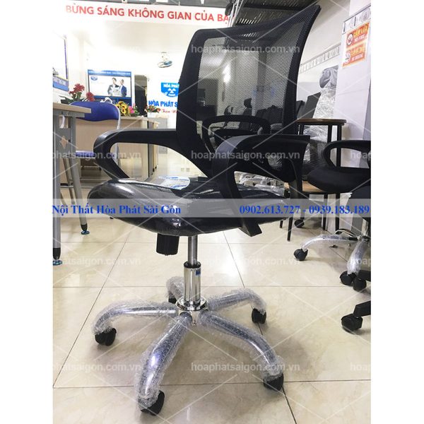 ghế xoay lưới chân mạ GL113