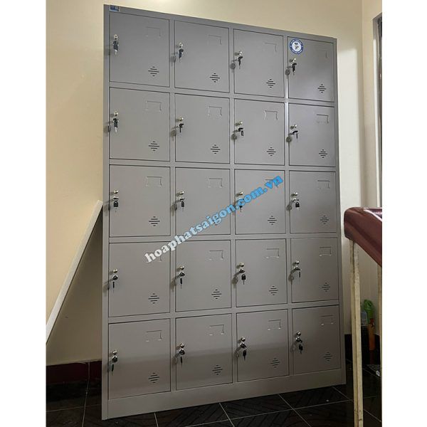 Hình thực tế tủ locker 20 ngăn TU985-4KP