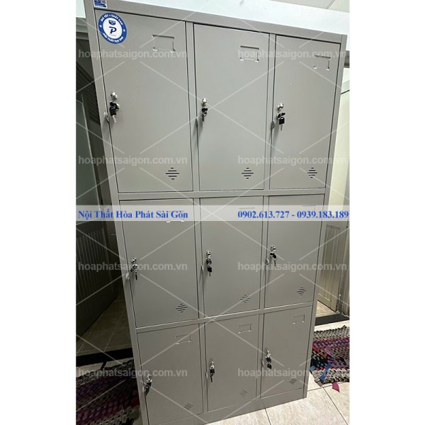 tủ sắt locker 9 ngăn TU983-3KP