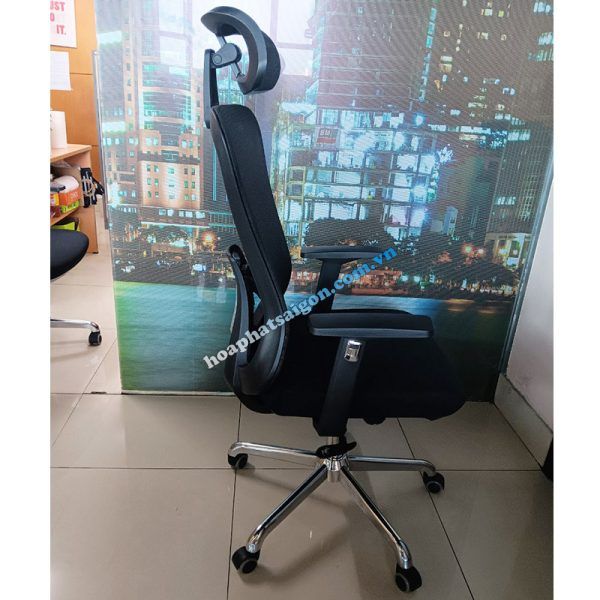 hình thực tế ghế văn phòng GL302 màu đen