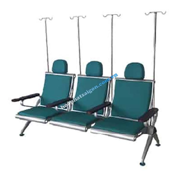 ghế bằng chờ 3 chỗ bệnh viện HP-PC4-3S