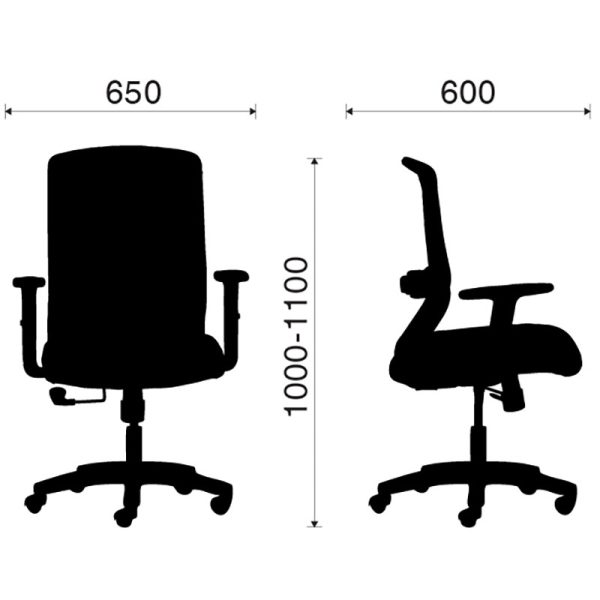 kích thước ghế HP-1009