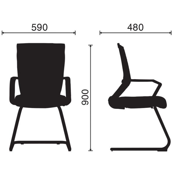 kích thước ghế HP-1012-3