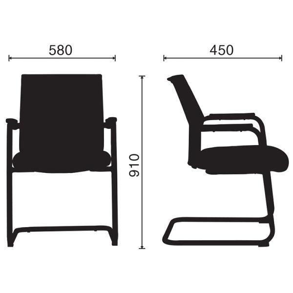 kích thước ghế HP-1040C