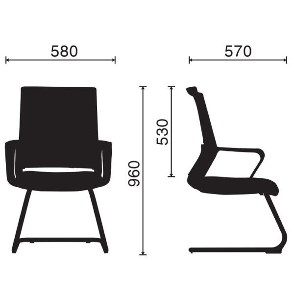 kích thước ghế HP-1051-3