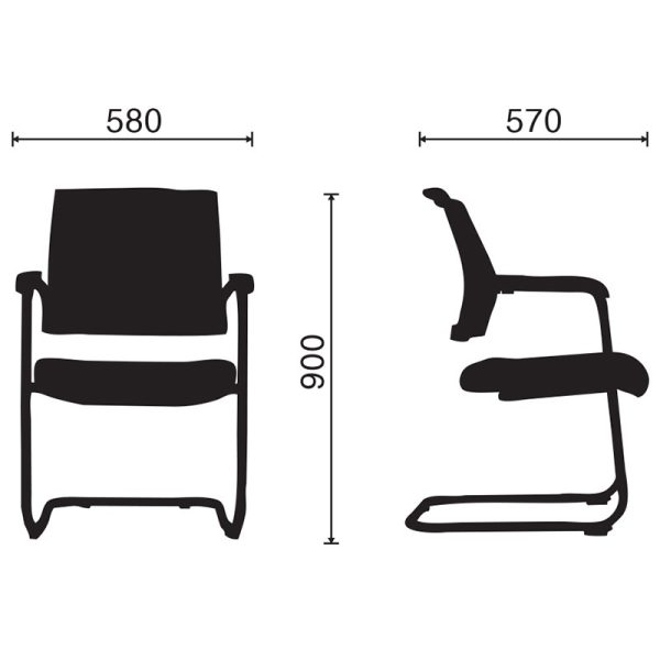 kích thước ghế HP-1053