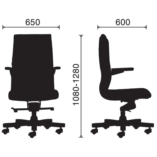 kích thước ghế HP-Comfoto