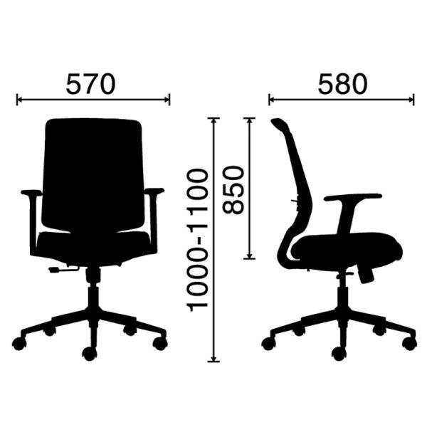 kích thước ghế HP-Deon