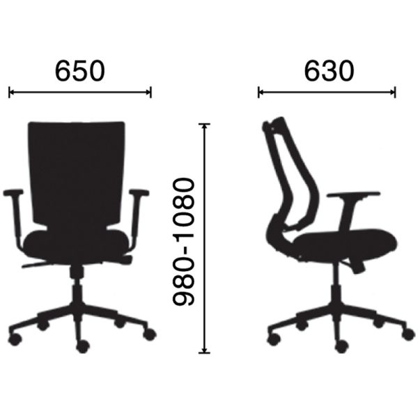 kích thước ghế HP-Premier