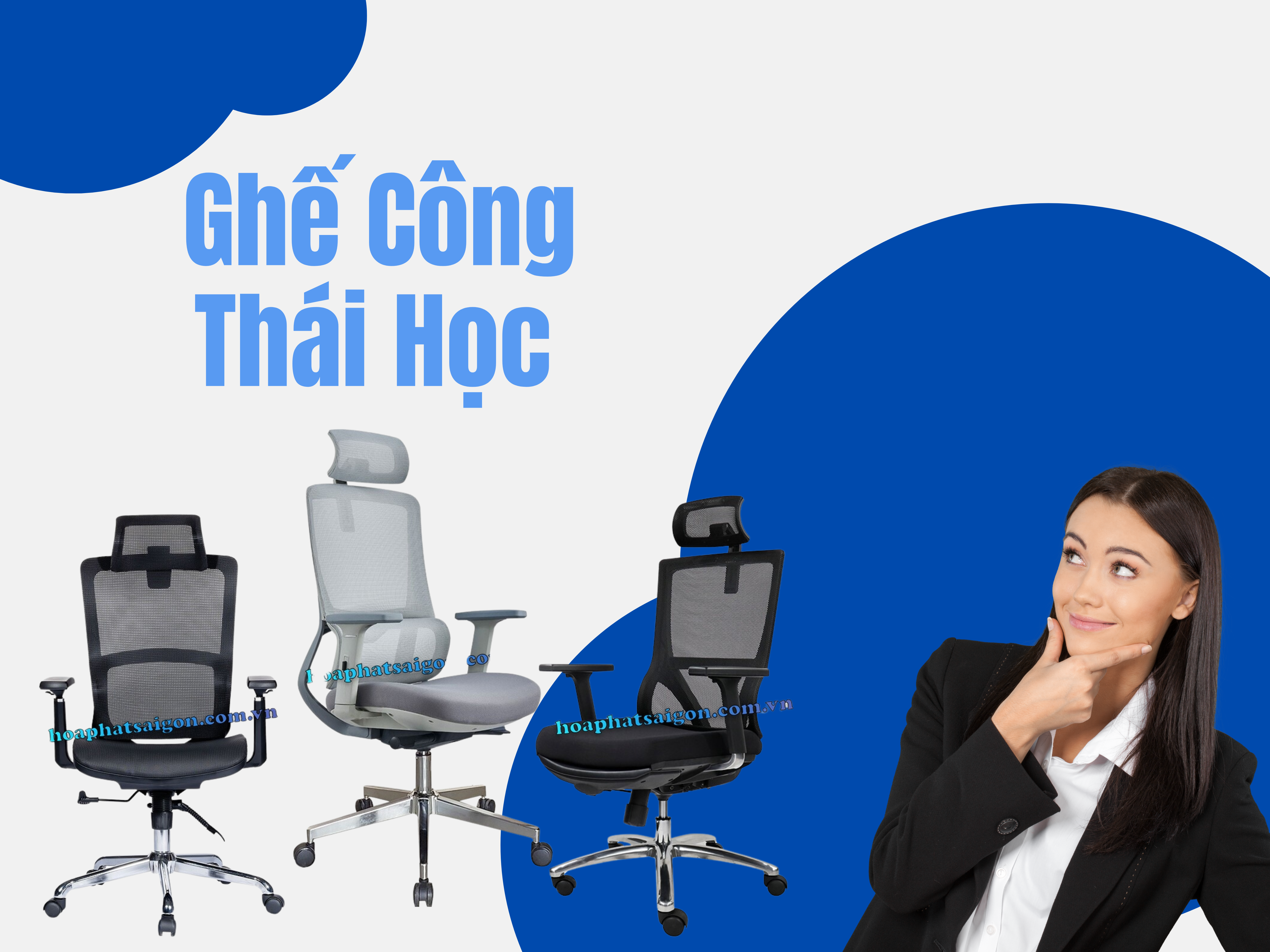 ghế công thái học Hòa Phát