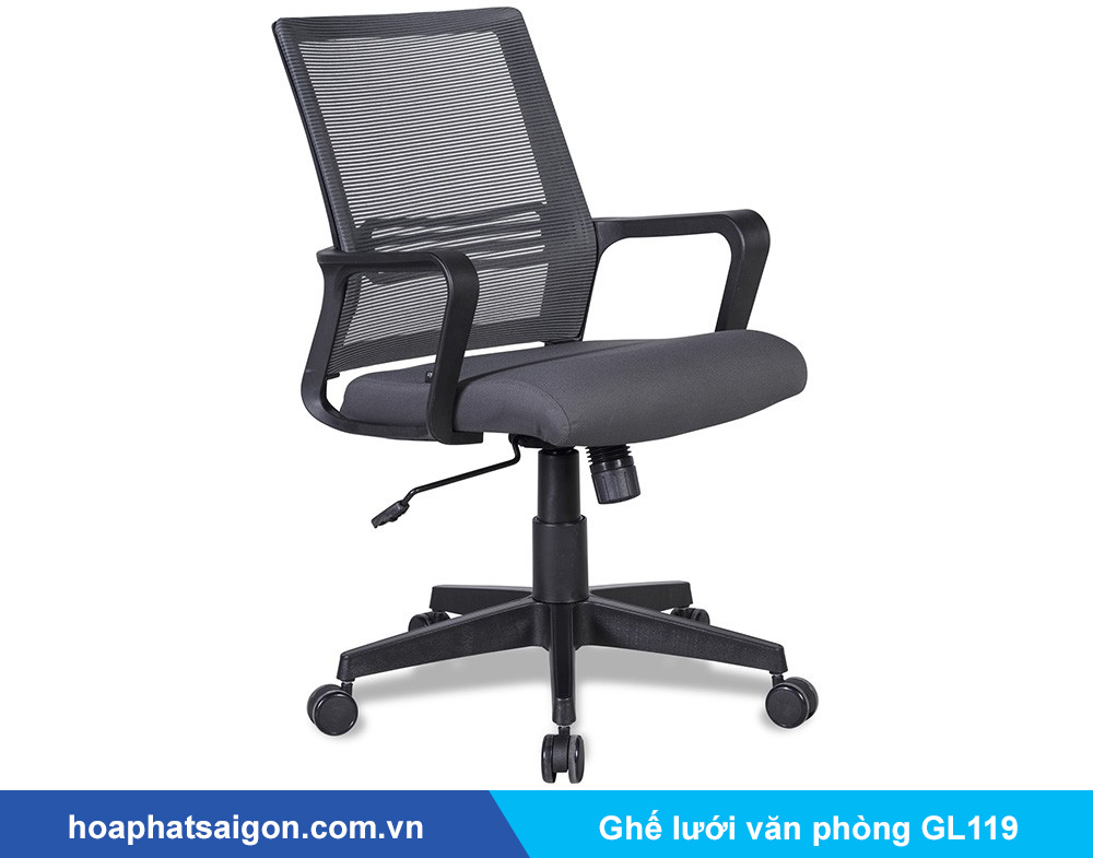 Bản vẽ kỹ thuật ghế lưới GL119