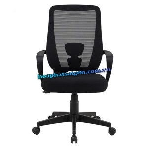 Ghế xoay lưới gl132 màu đen chân nhựa