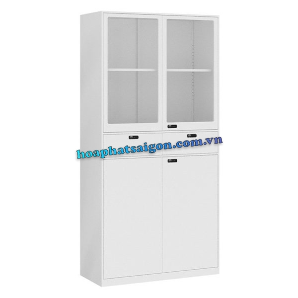 Tủ sắt khóa số màu trắng tu09k3ls