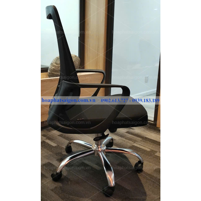 ghe-xoay-gl132-chan-ma ghế xoay GL132 chân mạ