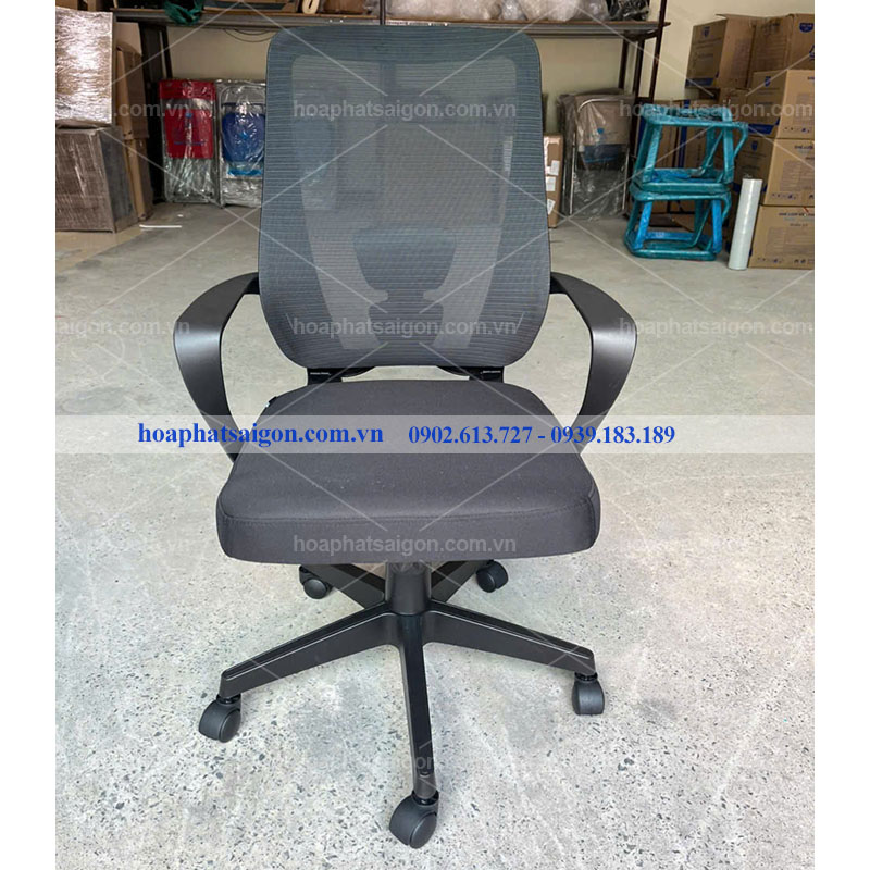 ghe-xoay-luoi-gl132-chan-nhua ghế xoay lưới GL132 chân nhựa