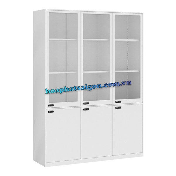 Tủ hồ sơ sắt hiện đại màu trắng tu09k7s