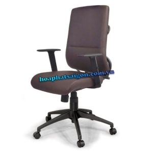 Ghế xoay lưng trung bọc da GX265