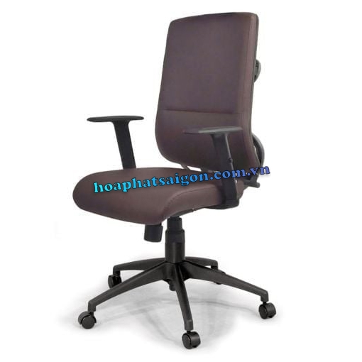 gx265-n Ghế xoay lưng trung bọc da GX265