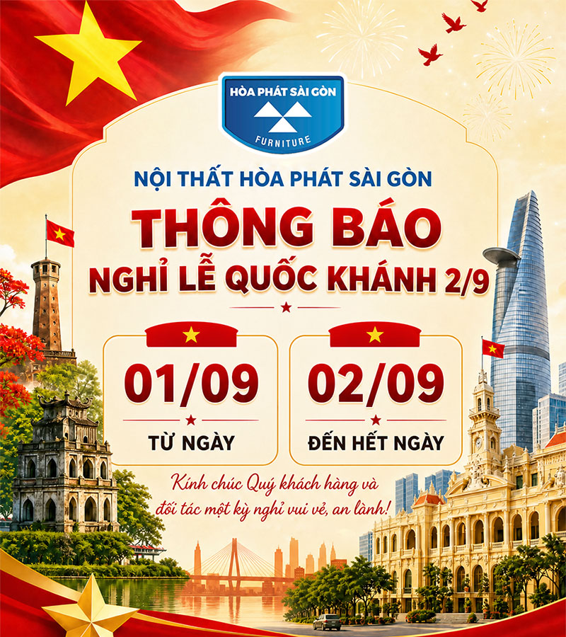 Thông báo nghỉ lễ quốc khánh 2/9/2026