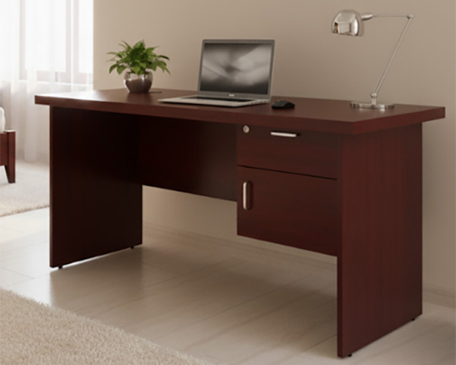 Bàn làm việc nhân viên Hòa Phát gỗ sơn PU giá rẻ