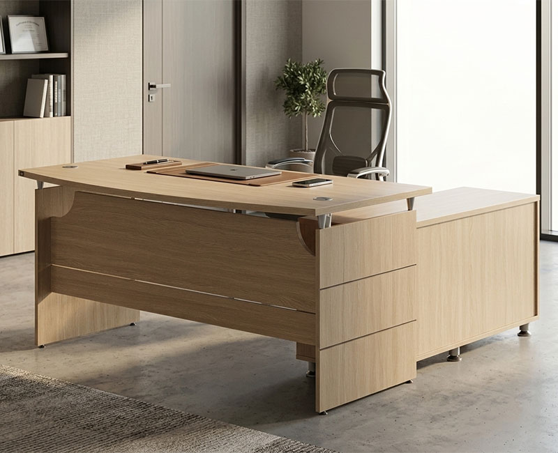 Phối cảnh bàn trưởng phòng HRP1600